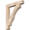 Ekena Millwork Balboa Block Smooth Bracket, Douglas Fir, 5 1/2"W x 38"D x 46"H BKT06X38X46BOA05SDF - alternate 1